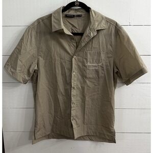 Urban Outfitters Standard Cloth Beige Button Up Collared Top Men's XS
